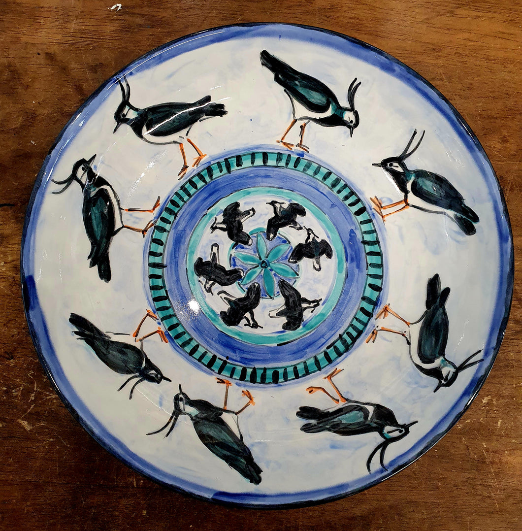 Bird Bowl  Hand painted by Emma Macfadyen