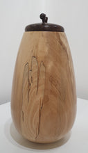 Load image into Gallery viewer, Spalted Beech Box with Wengewood lid
