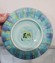 Load image into Gallery viewer, Trout and MayFlower hand painted bowl by Emma Macfadyen
