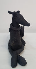 Load image into Gallery viewer, Dog figurative ceramic sculpture by Sophie Howard
