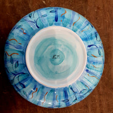 Load image into Gallery viewer, Hare and Fox Hand painted Bowl by Emma Macfadyen
