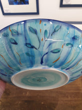 Load image into Gallery viewer, Kingfisher handmade painted bowl
