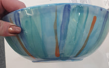 Load image into Gallery viewer, Fox and hare painted bowl by Emma Macfadyen
