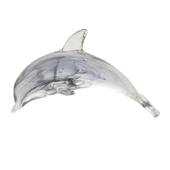 Shimmer Dolphin Glass Figurine