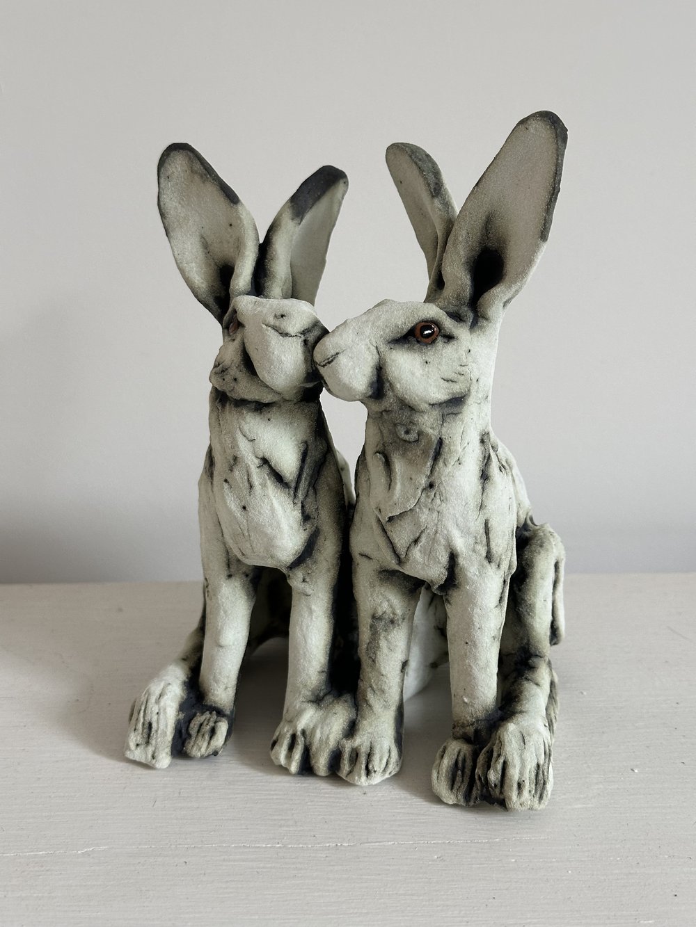 Loving hares by Sally Gardiner