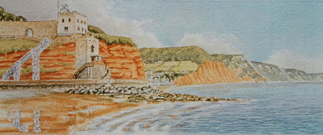 Jacobs Ladder Sidmouth signed framed print