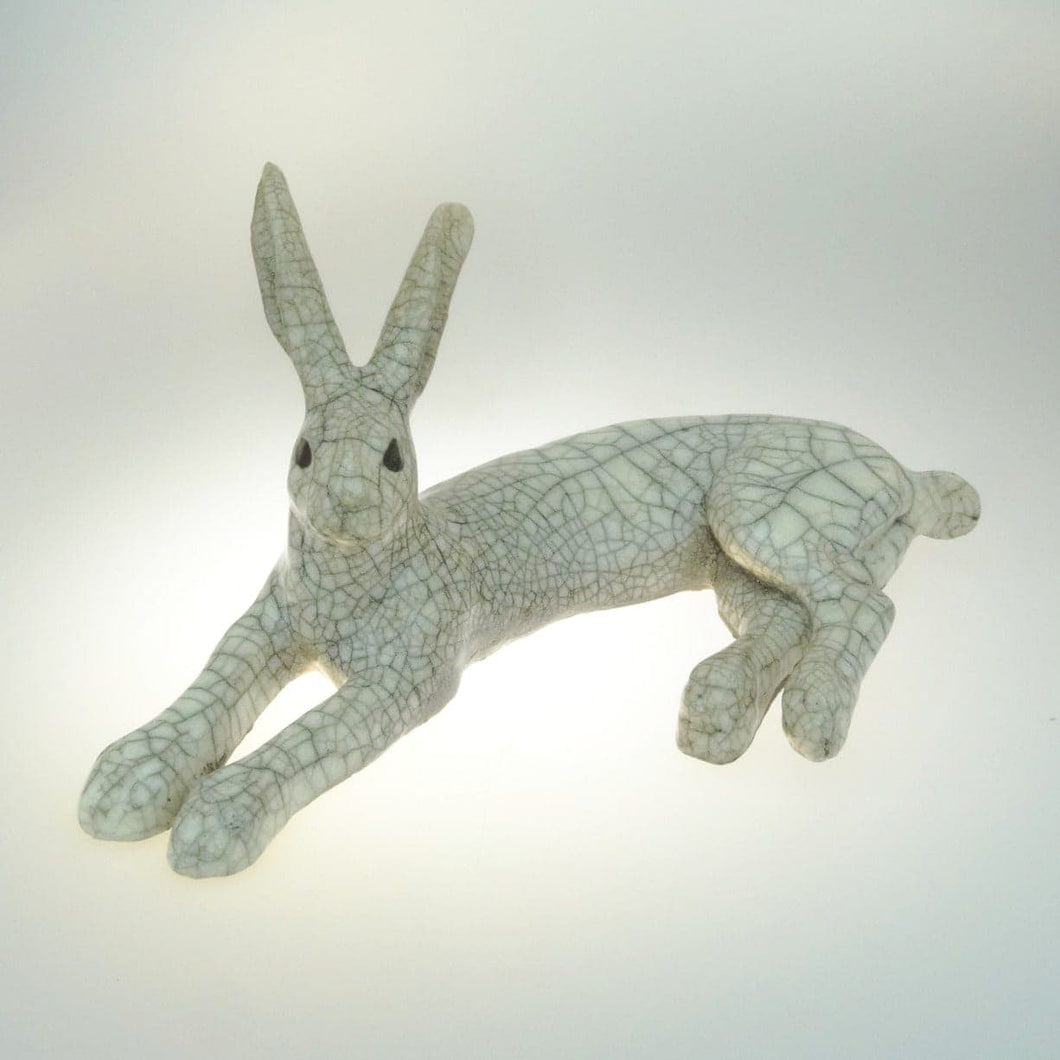 Medium Lying Hare By Paul Jenkins