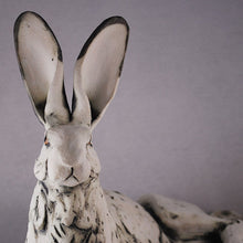 Load image into Gallery viewer, Simon ceramic hare by Sally Gardiner
