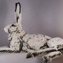 Load image into Gallery viewer, Simon ceramic hare by Sally Gardiner
