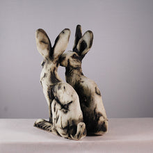 Load image into Gallery viewer, Small Loving hares by Sally Gardiner
