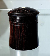 Load image into Gallery viewer, Blackwood and holly pot with screw lid
