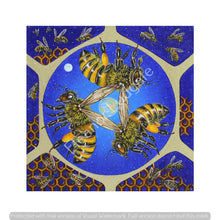 Load image into Gallery viewer, Bees in threes! signed print
