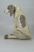 Load image into Gallery viewer, Dog x Large Raku Sculpture by Paul Jenkins
